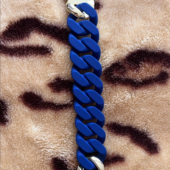Marc by Marc Jacobs Gold and Blue Chain Bracelet - Picture 6 of 10